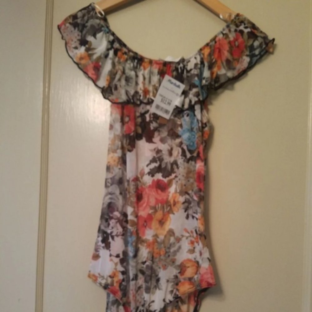 Floral bodysuit new with tags